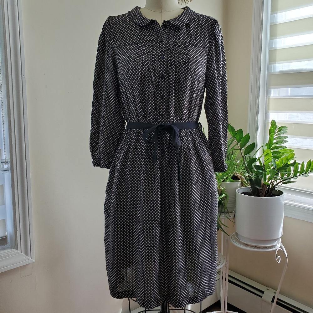 Zara Knee Length Collared Dress